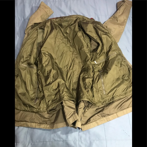 ERMENEGILDO ZEGNA KHAKI CARGO COAT - Picture 7 of 8